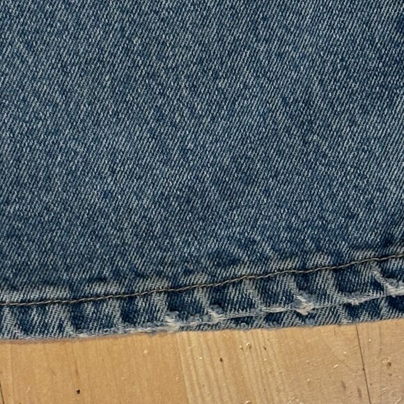 Vintage Brittania 100% Cotton High Waist Baggy Leg Jeans - Picture 6 of 10